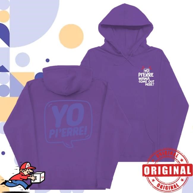 Interscope Merch Store Yo Pi'erre Purple Bubble Shirt
