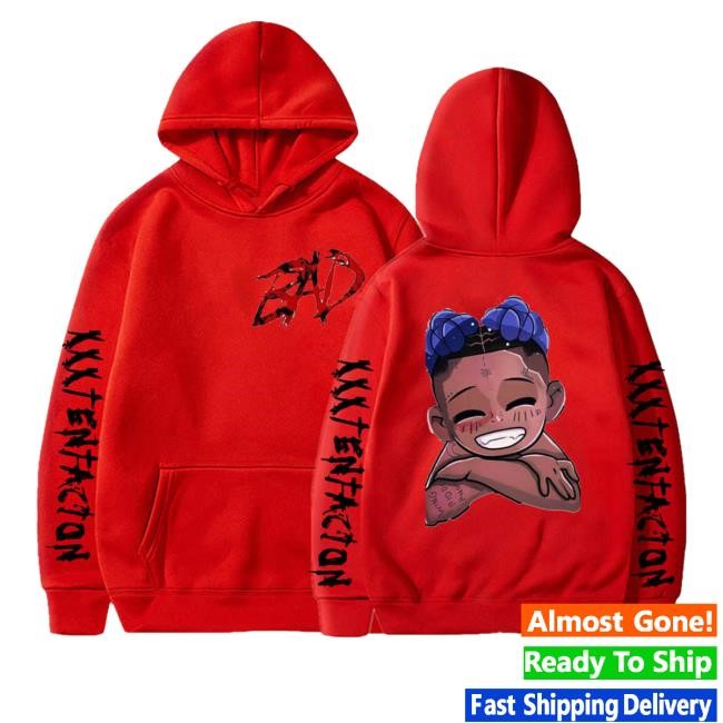 Jahseh Onfroy Hoodies – Hip Hop Rapper Bad Tee Shirt Xxxtentacion Merch