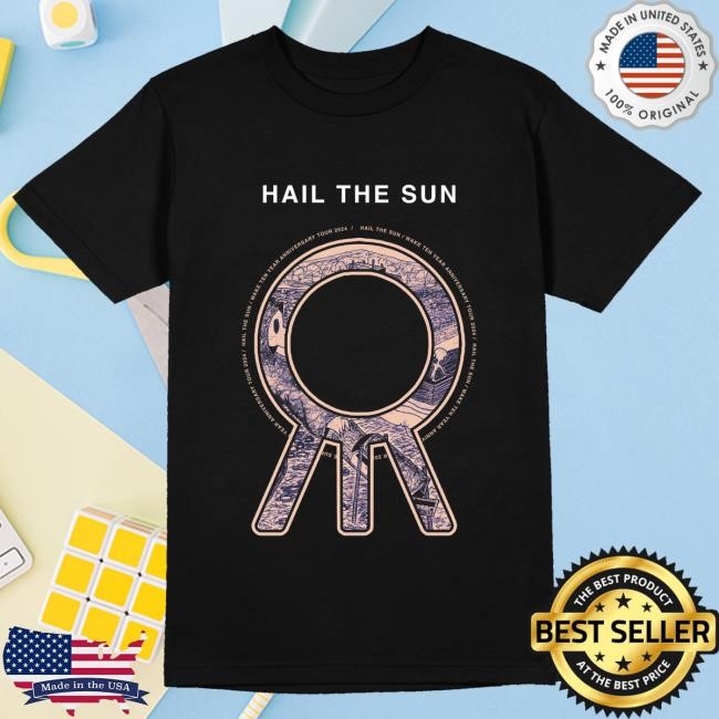 Official Hail The Merch Merch Store Black Wake Anniversary Logo Hooded Sweatshirt