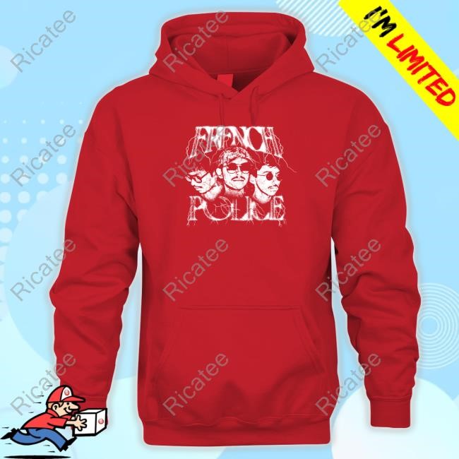 French Police Photo Hoodie