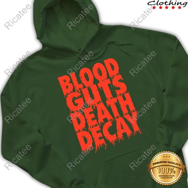 Blood Guts Death Decay Tee Teen Hearts