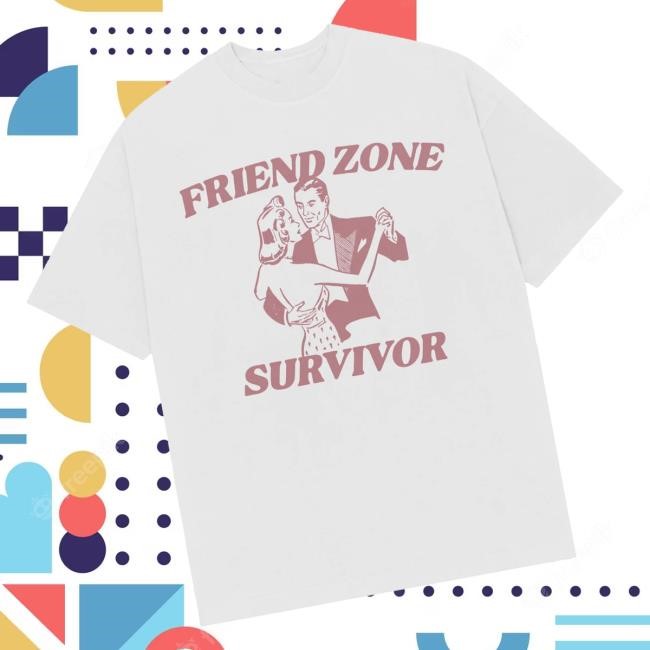 Nick Nayersina Store Official Merch Friend Zone Survivor White Hoodie