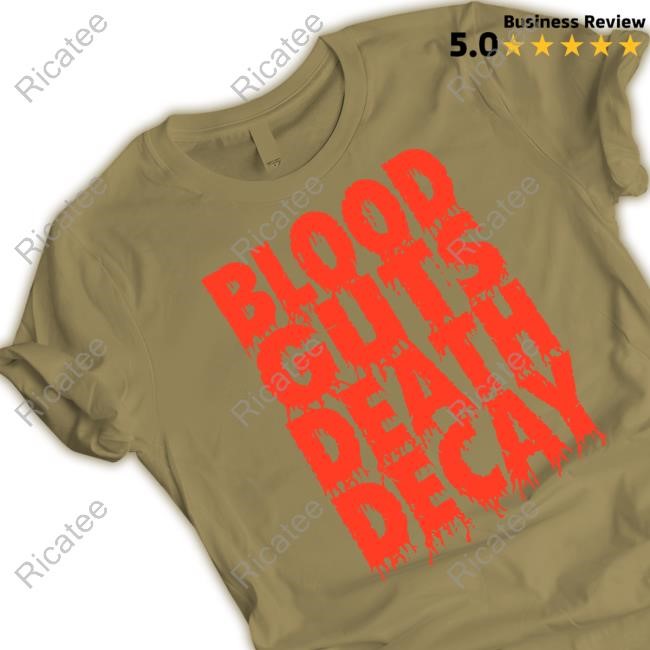 Blood Guts Death Decay Hoodie Teen Hearts