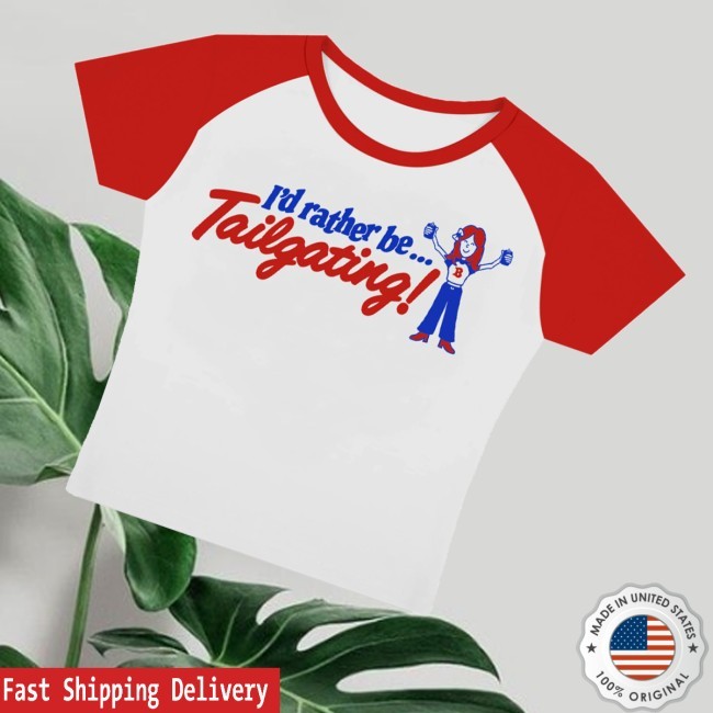 Women's I'd Rather Be Tailgating Zip Up Hooded Sweatshirt Bfloshop - Ricatee