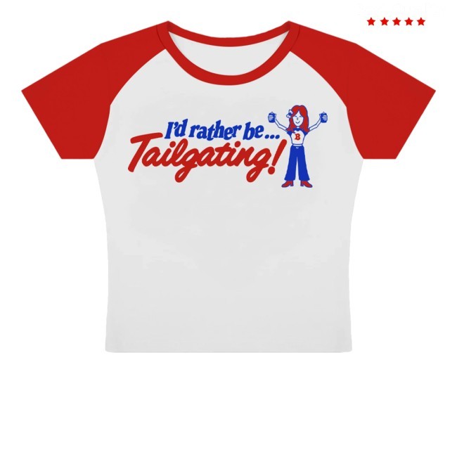 Women's I'd Rather Be Tailgating Zip Up Hooded Sweatshirt Bfloshop - Ricatee