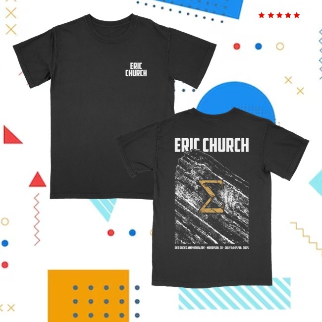 Red Rocks Event Zip Up Hooded Sweatshirt Eric Church Merch Store - Ricatee