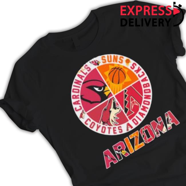 Arizona Circle Logo Sport Teams Coyotes Cardinals 2023 Shirt