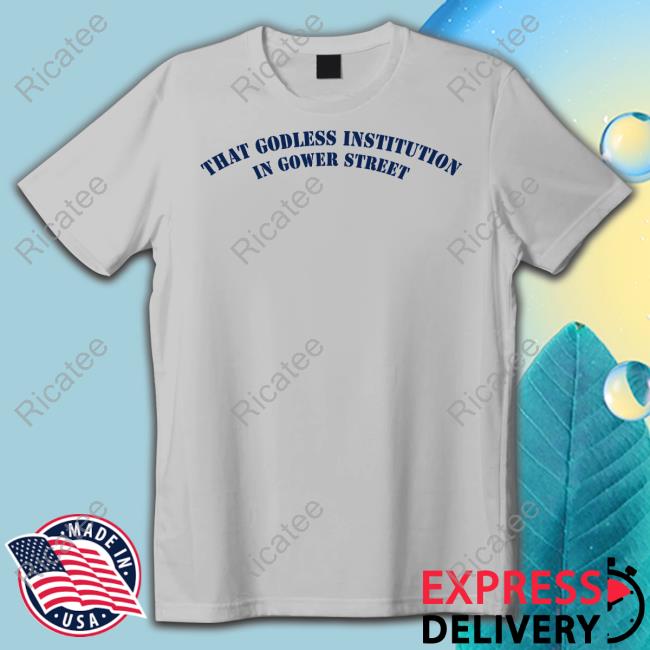 Ezra Michel That Godless Institution In Gower Street Hoodie