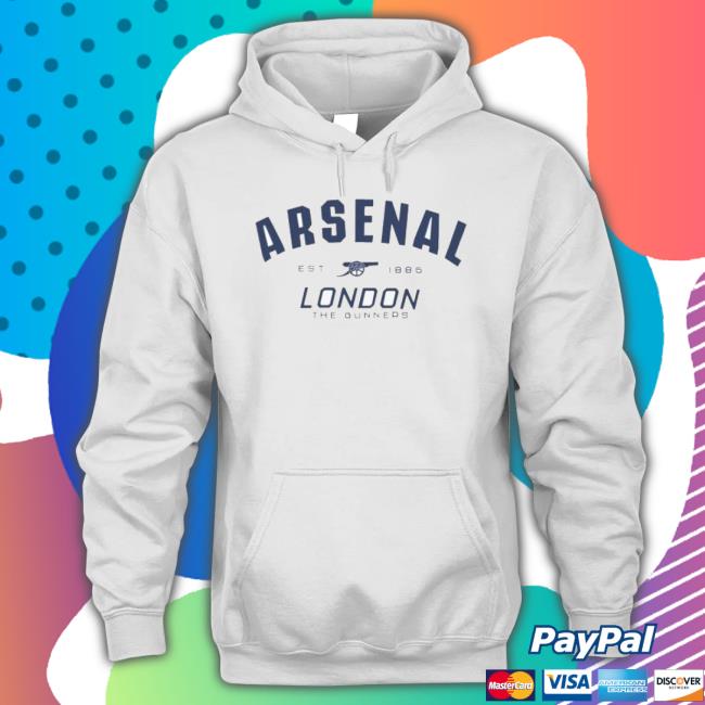 Arsenal Since 1886 White Gunners shirt Arsenal Since 1886 White Gunners Shirt