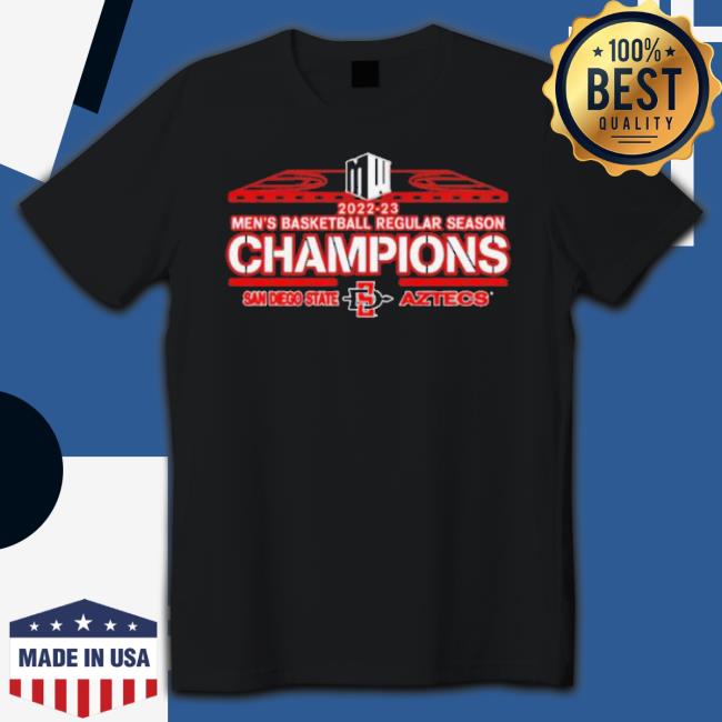 Official San Diego State 2023 Men’S Basketball Regular Season Champions Shirt