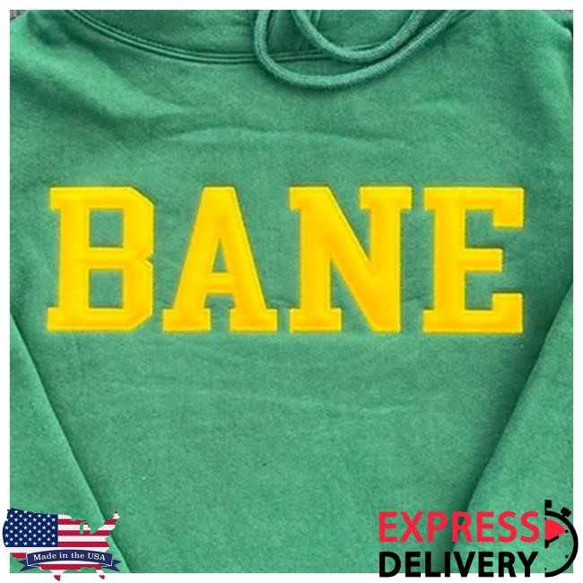Bane Official Merch Bane Green Yellow Stitched Hoodie Bane Official Merch Bane Green Yellow Stitched Unisex Sweatshirt