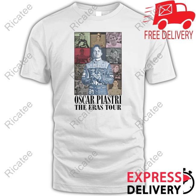 Nicole Piastri Wearing Oscar Piastri The Eras Tour T Shirt