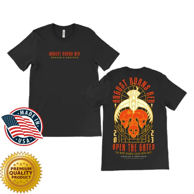Trending August Burns Red Tour Merch Store Open The Gates Sweaters Augustburnsredtourmerch Shop