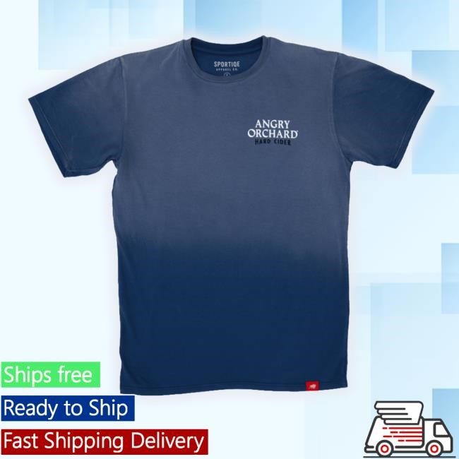 Official Trending Angryorchard Store Blue Ny Apple Long Sleeve Shirt