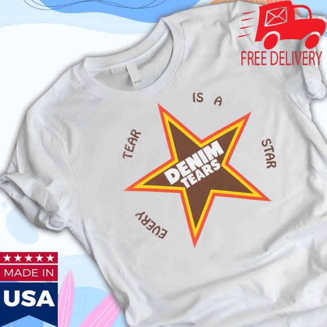 Official Denim Tears Merch Every Tear Is A Star Long Sleeve T Shirt