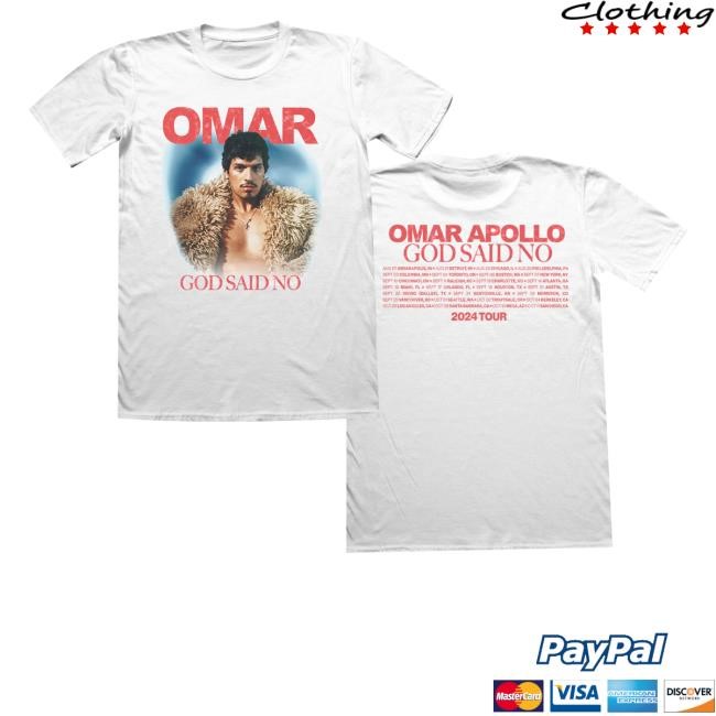 Omar Apollo Merch Store Shop Omar Cover Tour Crewneck Sweatshirt