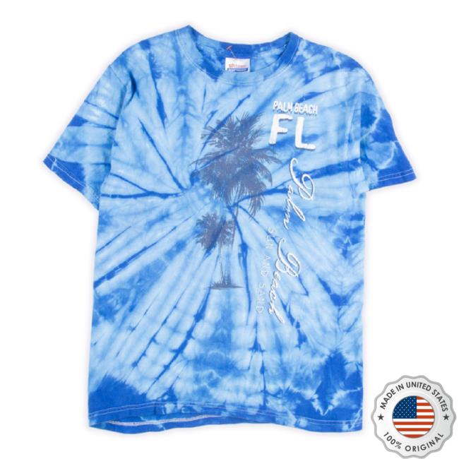 Original Ragstock Merch Store Palm Beach Tie Dye T-Shirt Ragstock Shop