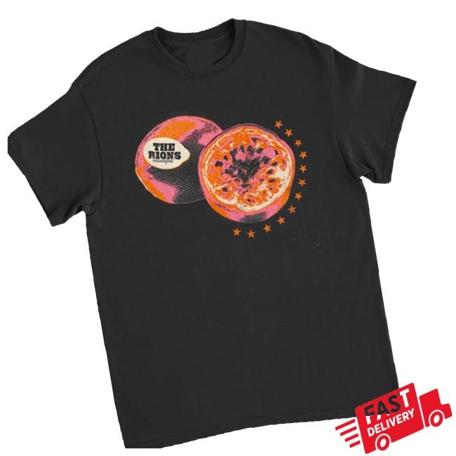 24Hundred Merch Store The Rions Passionfruit T-Shirt Black Hooded Sweatshirt
