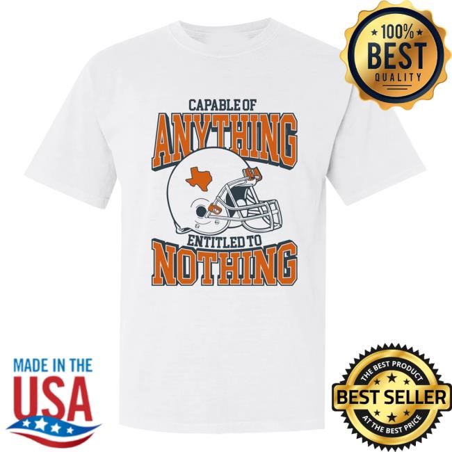 Barstoolsports Store Capable Of Anything Entitled To Nothing T Shirt