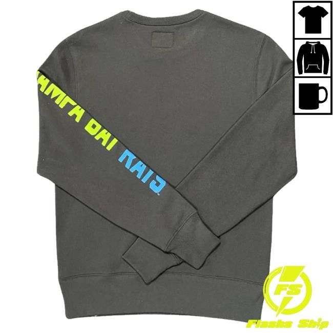 Thebayrepublic Merch Rays Men's '47 Black Skate Ray City Connect Legend Headline Pullover Hooded Sweatshirt