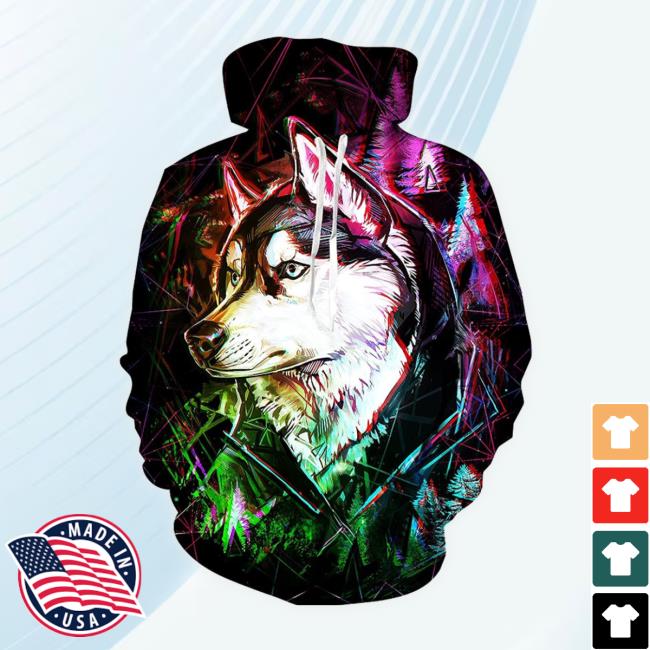 Loveternal Mens Dog Fleece Liner Hoodies Novelty Graphic Pullover Shirts