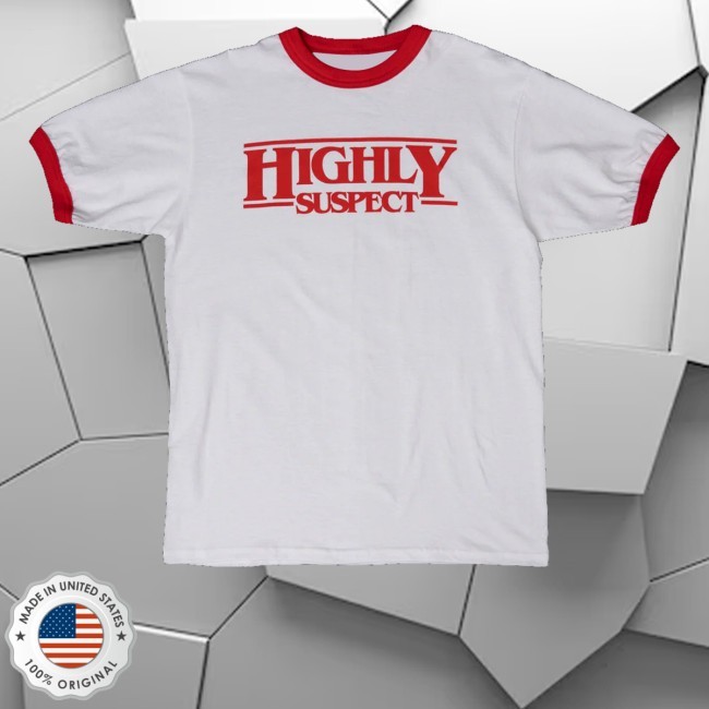 Highly Suspect Hs White Ringer Funny Shirt