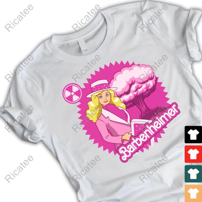 Teefury Barbenheimer Boom Sweatshirt Teefury Merch Barbenheimer Boom Hoodie Sweatshirt