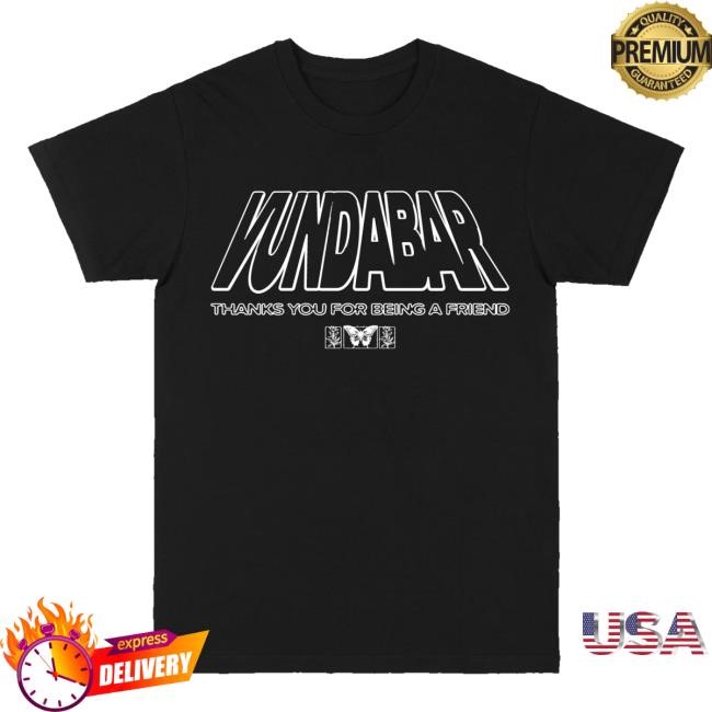 Vundabar Thanks For Being A Friend Tour Shirt