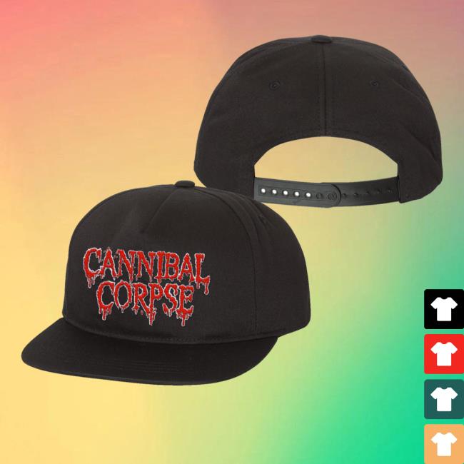 Cannibal Corpse Merch Chaos Horrific Logo Hat Cap