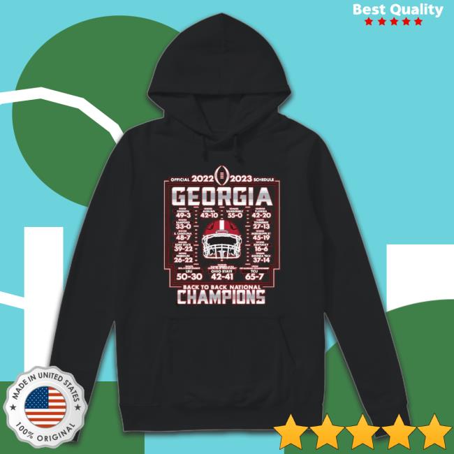 2022 2023 Georgia Back To Back National Champions shirt 2022 2023 Georgia Back To Back National Champions shirt