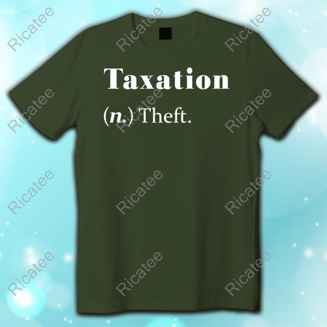 Taxation Is Theft Dictionary Definition Hooded Sweatshirt