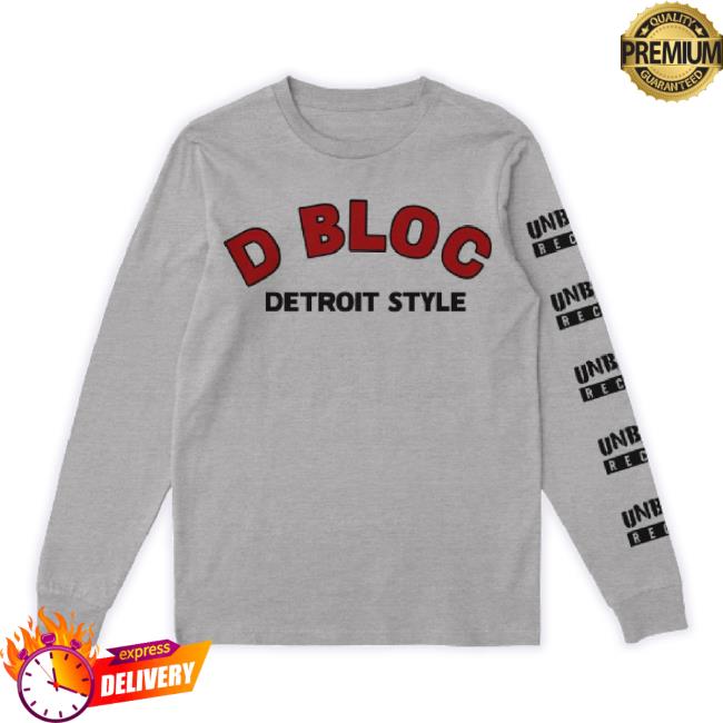 Original Merch Now D Bloc Detroit Heather Grey Hoodie Sweatshirt Merchnow Shop