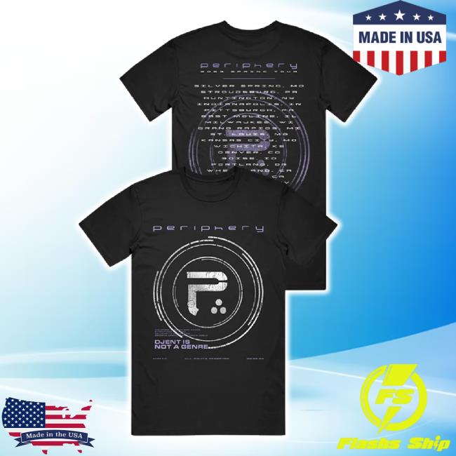 Original Djent Tour Classic Shirt (Black) Periphery Shop