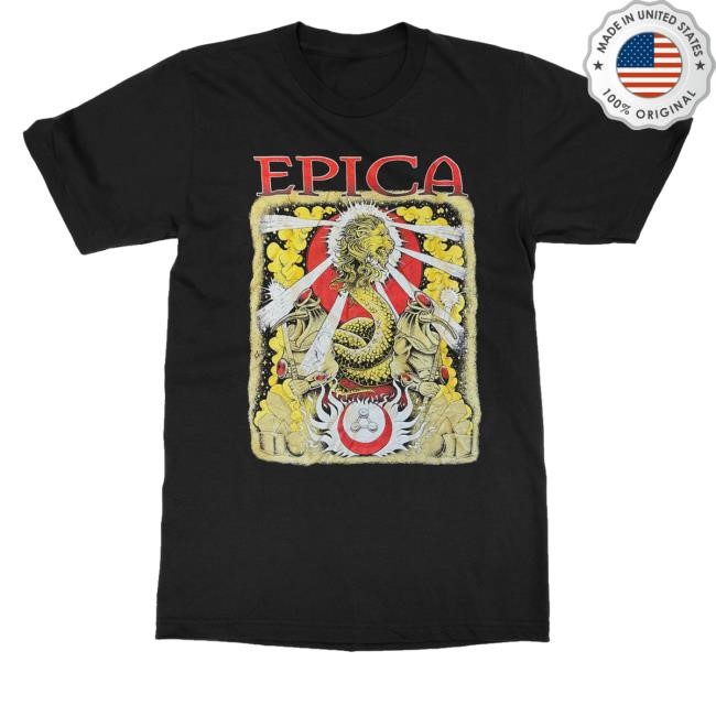 Official Epica The Lion-Headed Serpent T Shirt Indiemerchstore