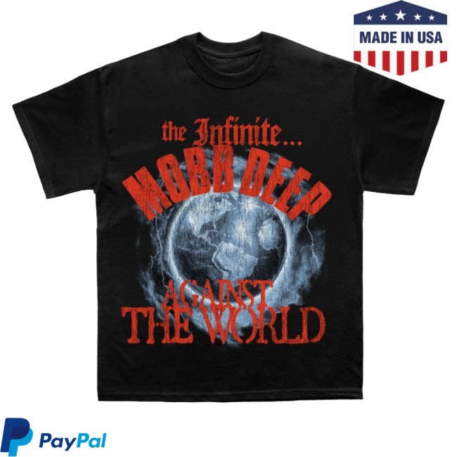 Official Mass Appeal Merch Mobb Deep Against The World Hooded Sweatshirt