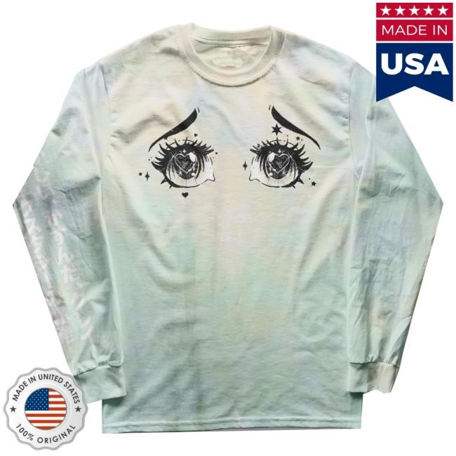 Official Kacey Musgraves Merch Anime Eyes Long Sleeve Tie-Dye Hoodie Official Kacey Musgraves Merch Anime Eyes Long Sleeve Tie-Dye Hoodie