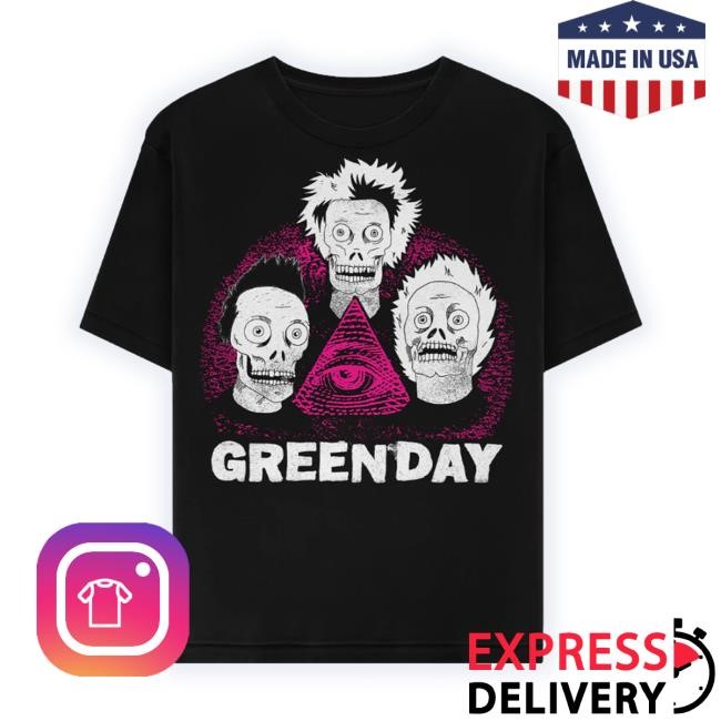 Official Trending Greenday Store Zombie Pyramid Hooded Sweatshirt