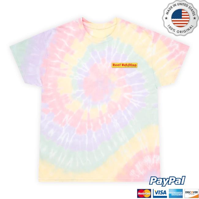 Official Reef Nutrition Merch Store Rn Spiral Tie-Dye Hoodie Sweatshirt Hazy Rainbow Reefnutrition Shop