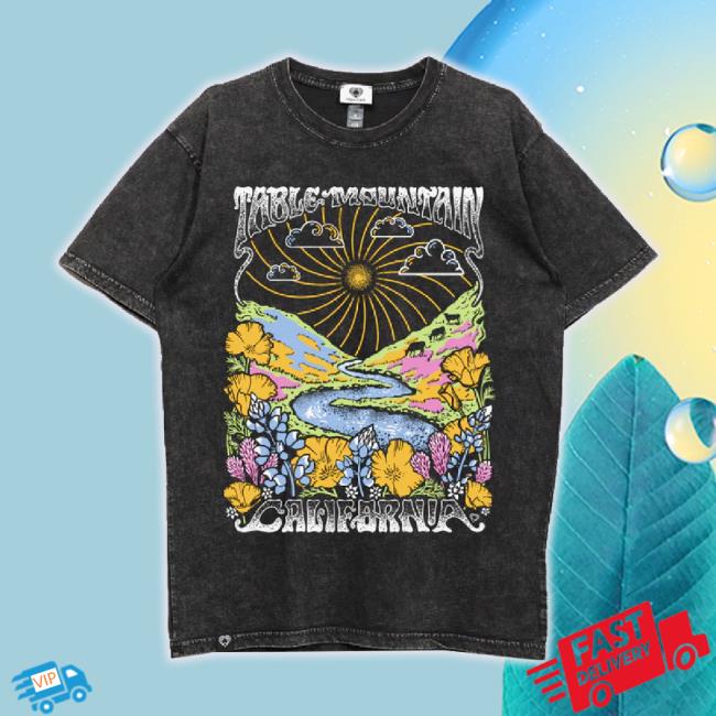 Official Upper Park Clothing Merch Store Table Mountain Super Bloom Stone Wash Shirts Upperparkclothing Shop