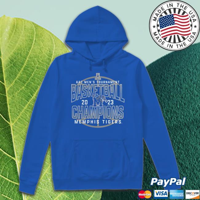 Memphis Tigers Fanatics Branded 2023 Aac Men's Basketball Conference Tournament Champions Shirt