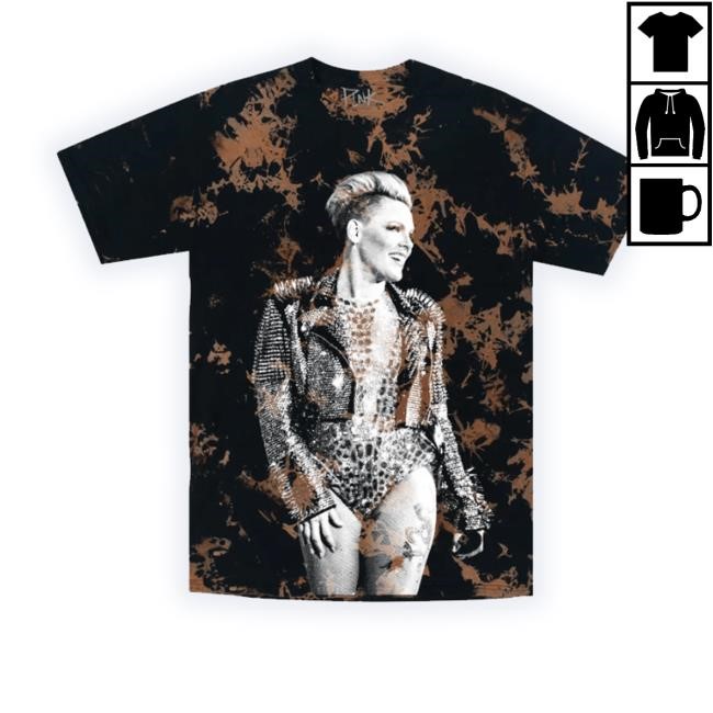 Trending Pinkspage Store Trustfall Bleach Dye Black Tee Shirt