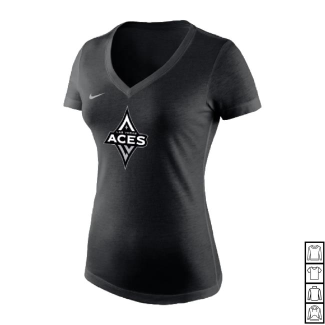 Original Las Vegas Aces Women's Tri-Blend Mid V T-Shirt Aces Team Shop