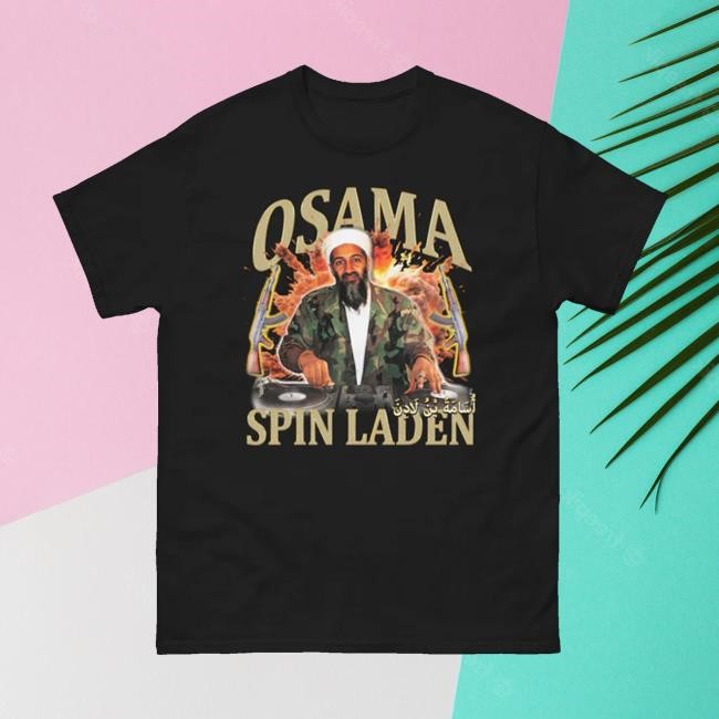Thegoodshirts Store Osama Spin Laden Rap Long Sleeve Shirt