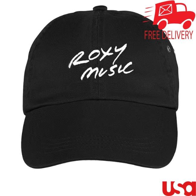 Roxy Music Merch Script Baseball Cap