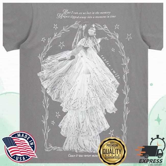 Taylor Swift Merch Folklore Album Moment In Time Shirt