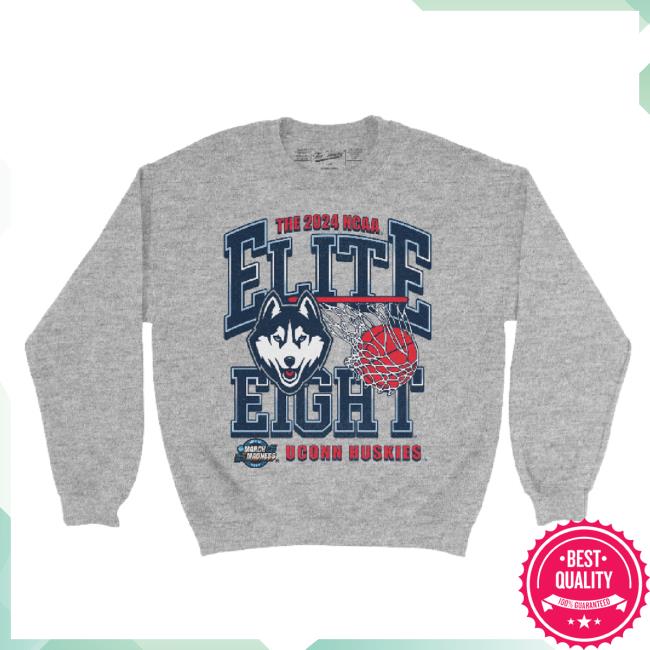 Trending Uconn Wbb 2024 Elite Eight Streetwear Crew By Retro Brand Sweaters