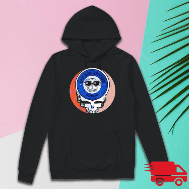 Grateful Dead Skull Fat Dog Ritchey Dover Logo Hoodie