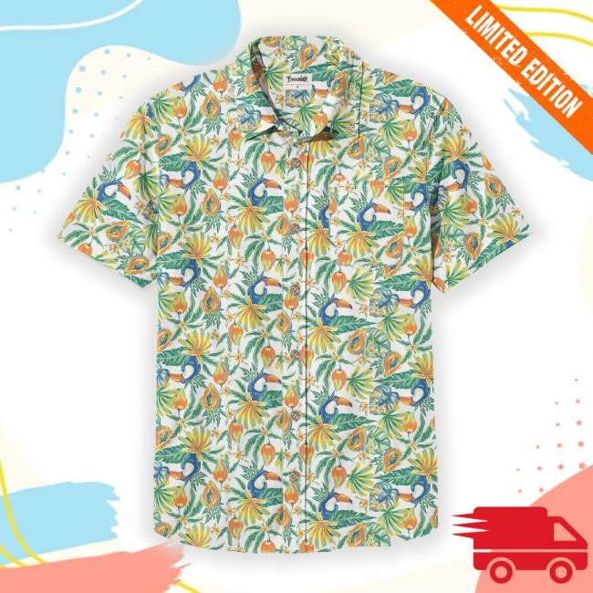 Boozelele Island Toucan Hawaiian New Shirt