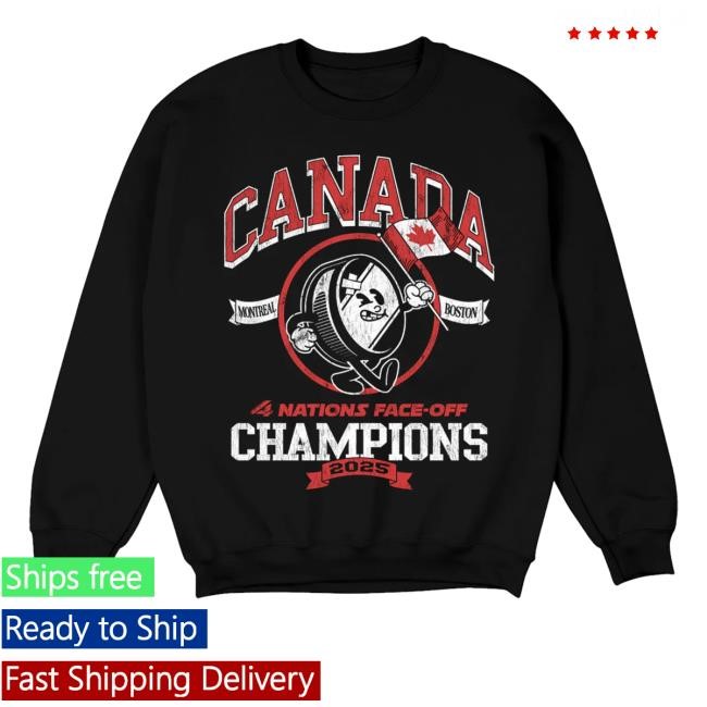 Official Canada 4 Nations Champions T Shirt