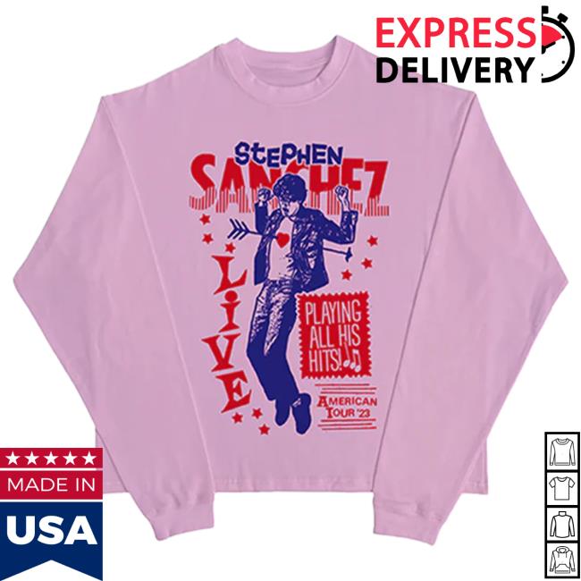 Official StephenSanchez Merch Stephen Sanchez The Hits Long Sleeve T-Shirt
